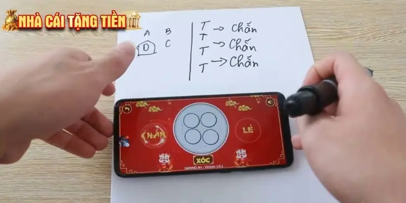 Cách tính quy luật xóc đĩa trên điện thoại